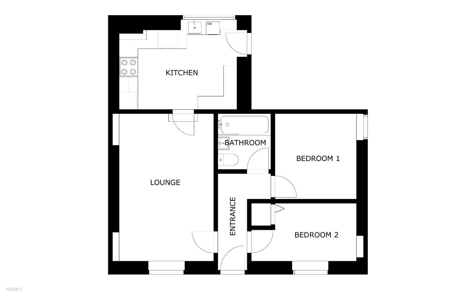 Auld Fishers Catch- Homely Apartment Near The Sea Анстрътър Екстериор снимка
